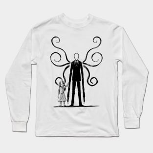 Silent Shadows: Slender Man and the Lost Child Long Sleeve T-Shirt